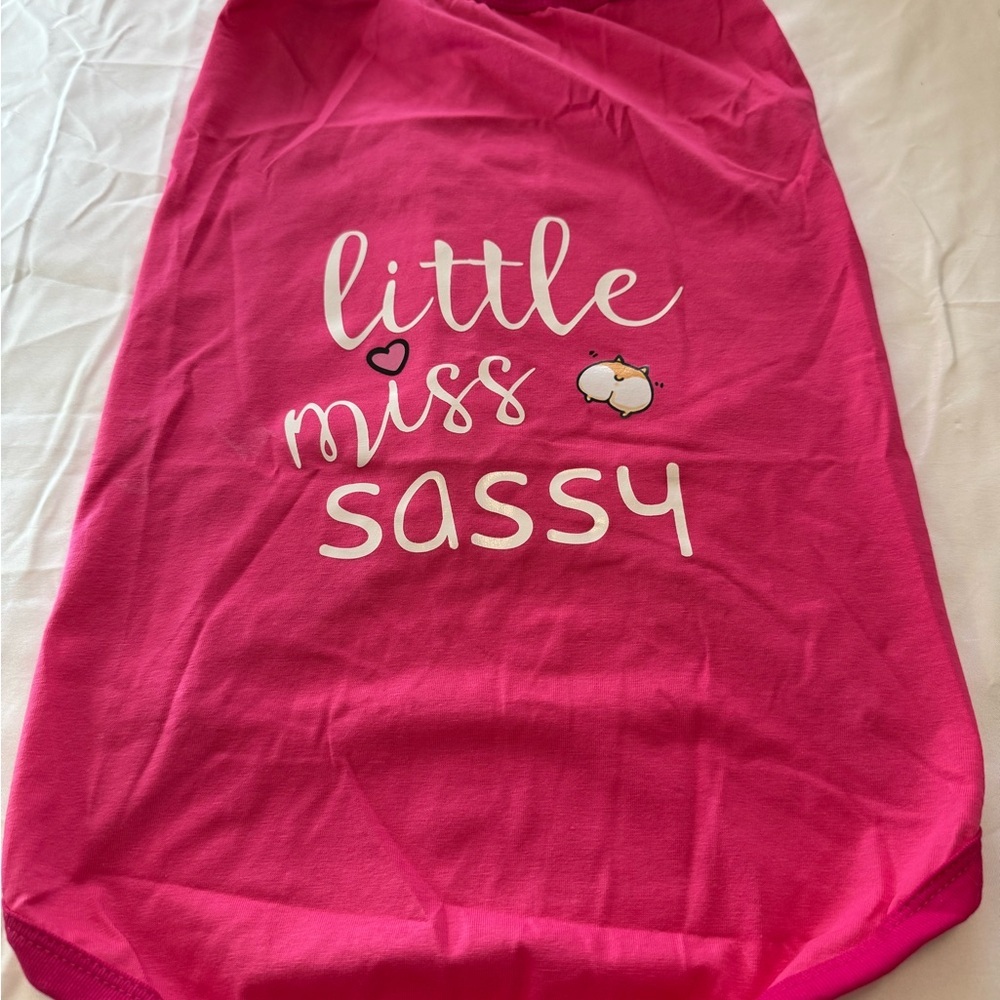 Sassy Pink Dog Shirt